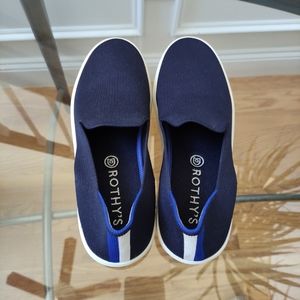 Rothy's Rothys Blue Slip On Sneakers women's 8.5